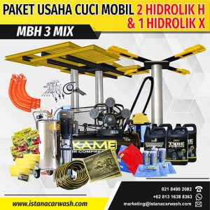 Paket Cuci Mobil 3 Hidrolik (MBH-3 MIX)