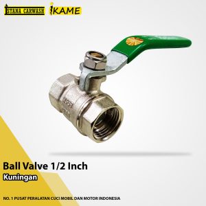 Ball Valve Kuningan 1/2 Inchi