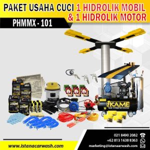 Paket Cuci Hidrolik 1 Mobil & 1 Motor – PHMM X-101